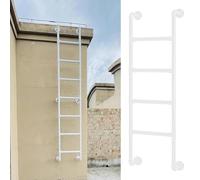 Escalera de Emergencia Resistente para Huecos de Ventana, Escalera de Metal, Escalera de Rescate en Caso de Incendio, Montada en la Pared, de Hierro Forjado, Tamaño Personalizable./1.05M/3.4Ft/41In