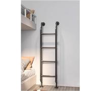 Escalera de escalada para desván y ventana, escalera de escape de incendios de 1 m a 2 m, escalera de escalada de ático con pasamanos y accesorios, carga de 150 kg