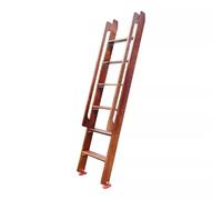 Escalera de escape de emergencia para interiores con pasamanos, resistente para ventana de salida de garaje, loft, fácil de usar