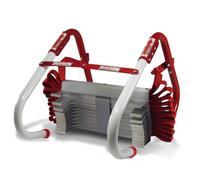 Escalera de escape de incendios Kidde de cuerda de dos pisos con pelda os antideslizantes de 13 pies