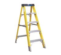 Escalera De Fibra De Vidrio Sealey De 4 Peldaños EN 131 FSL5