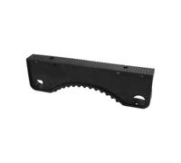 Escalera de goma negra de seguridad para estabilizador con antideslizante para superficie y agujeros de almacenamiento de herramientas, diseñada para ranura superior de 4 cm, forma que garantiza una