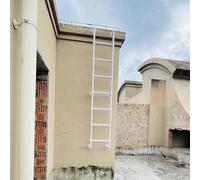 Escalera de Hierro Forjado para Ventana de tejado, 1,2 m, 1,5 m, 1,8 m, 2,1 m, 2,4 m, 2,7 m, Altura de Entrada, Altura de Salida, protección contra Incendios, Altura de Ascenso, antideslizan