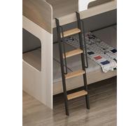 Escalera de litera con asa y peldaños antideslizantes para dormitorio, cámper, loft, individual y camas de caravana