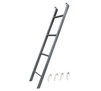 Escalera de litera con ganchos para autocaravana, autocaravana, camioneta, cama doble elevada para adultos y niños, escalera de embarque de 4/5 escalones