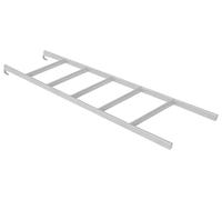 Escalera de litera de 63 pulgadas con ganchos, escalera de escalada que ahorra espacio para remolques de viaje, autocaravanas, apartamentos y dormitorios, ideal para un fácil acceso (blanco, 1,6 m)