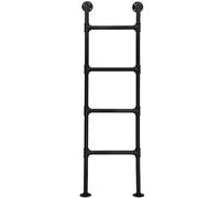 Escalera de litera de tubo de hierro resistente, escalera recta multiusos para colgar en la pared para sótano