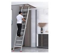 Escalera de litera - Escalera antideslizante de seguridad con pasamanos y banda de rodadura de 18 cm de ancho para pozo de ventana, sótano, ático - Solución de escalada compacta