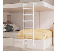 Escalera de litera, escalera de metal montada en la pared para seguridad en el hogar, escalera de escape de incendios de emergencia, fácil instalación para acceso al sótano