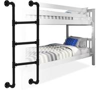 Escalera de litera Negra de 4/5/8 peldaños, Escalera de Metal de 45, 55, 65 y 70 Pulgadas para Montar en la Pared, para áticos Altos de casa, Escalera Industrial de Hierro resisten