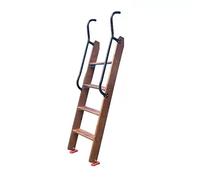 Escalera de literas de Madera para el Interior, Escalera de reemplazo del hogar para litera, Escalera de literas sin Deslizamiento con pasamanos de Seguridad, escaleras de Treinta