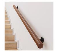 Escalera de madera antideslizante resistente de 3,6 m, 4,2 m, 1,8 m, 1,5 m, 1,6 m, barras de soporte para ático, sótano, garaje, barra de agarre resistente para escalada segura