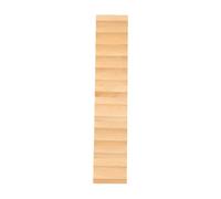 Escalera de madera sin terminar de 14 pasos para casas de muñecas de 1/12 para personalización, modelo de proyecto, decoración de casas de muñecas, accesorios de muebles