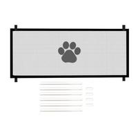 Escalera de malla para perros - Red plegable, 180 x 78 cm, Retráctil, separador de seguridad para interiores, estructura de red de cierre ancho | Casas de varios pisos, pasillos estrechos, greens de