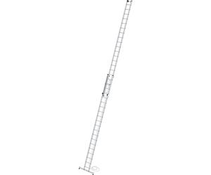 Escalera de mano de altura regulable MUNK, escalera con cable, de 2 tramos con traviesa nivello®