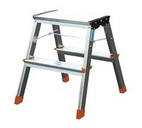 Escalera de mano de doble cara plegable krause treppy 130020