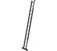 Escalera de mano para cargas pesadas ZARGES, peldaños de aluminio de 60 mm