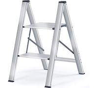 Escalera de Mano Taburete Taburetes Plegables for Adultos Pedal Antideslizante, Resistente y Ancho 330 Libras M(2step)