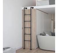 Escalera De Metal Montada En La Pared, Escalera De Escape De Incendios De Hierro, Escalera De Escalada, Para Ático, Dormitorio, Cubierta, Autocaravana(110cm/43.3in)