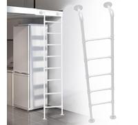 Escalera de metal montada en la pared para el ático del hogar, altura de entrada, escalera de salida de 100-300 cm, ideal para literas, caravanas, apartamentos y acceso al sótano