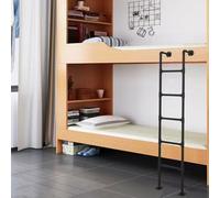 Escalera de metal para cama tipo loft - Escalera de salida montada en la pared para camping, RV, literas - Escalón de escalada resistente para dormitorios, dormitorios y hoteles - Capacidad de 330