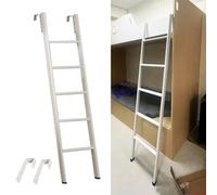 Escalera de metal para litera con diseño antideslizante y gancho para escalada segura en lofts, caravanas y literas