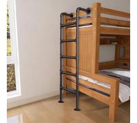 Escalera de Metal para litera, Escalera de Piso Tipo Loft para Salida de Pozo de Ventana del sótano, Escalera de Subida Lateral de Cama Alta Resistente para Dormitorio, Biblioteca y RV(135cm/53in)