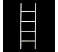 Escalera de Metal para literas, reemplazable, para Dormitorio, Cama elevable, Dormitorio, Loft, Color Blanco, para Adolescentes y niños, Ideal para autocaravanas, camionetas, autocaravanas,