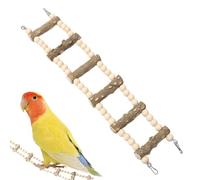 Escalera de para loros, de perca para loros, pinzones para masticar, juguetes para mascotas, poste de descanso para desarrollar la inteligencia