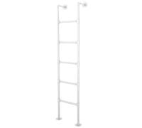 Escalera de Pared para ático o desván, Escalera de Metal Blanca de 47"/49"/50"/52"/59"/79'', Escalera Universal para literas Dobles sobre Camas Individuales, Escalera de Ascenso Que Ahorra e