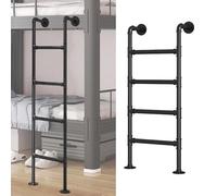 Escalera de Pared para literas - Escalera de Seguridad Resistente para altillos de 1 m, 1,25 m, 1,3 m, 1,4 m, 1,45 m, 1,5 m. Escaleras metálicas universales para dormitorios, Habitaciones, a