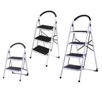 Escalera De Peldaños De Acero De Lujo Step Up 3 Peldaños