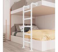 Escalera de pie Blanca para litera, Altura de 1,2 m, 1,5 m, 1,8 m, 2,4 m, 2,7 m, 3,0 m, Escalera de Entrada y Salida, Escalera Recta Multiusos para áticos, Escalera Universal para Subir, Car