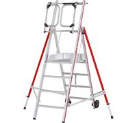 Escalera de plataforma de aluminio HYMER, modelo estándar