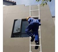 Escalera de Pozo de Ventana de Metal Resistente, Escalera de Escape de Emergencia, Escalera para litera Doble Tipo Loft montada en la Pared de 100 a 300 cm, Escalera de Escalada para interio