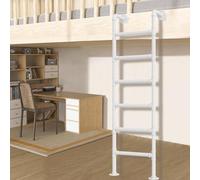 Escalera de Pozo de Ventana, para Loft con literas de 5 a 7 escalones, de Metal Resistente, montada en la Pared, para Salida de Pozo de Hierro, para Escalada en Incendios, de 45 a 70 Pulgada