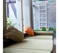 Escalera de Pozo de Ventana, Resistente, para Pared, para Escape de Incendios, para Seguridad del hogar, Color Blanco, ático, 136 kg