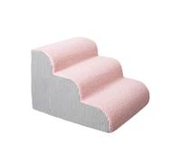 Escalera de rampa para mascotas: cojín de forro polar para nieve, base de esponja resistente, diseño de varios pasos | Rampa para vehículos para perros y gatos pequeños, herramienta de acceso a la cam