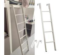 Escalera de repuesto para litera con ganchos ajustables, escalera de metal resistente para dormitorio, loft y uso doméstico