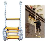 Escalera de rescate, escalera de cuerda reutilizable para un escape seguro en trabajos en altura, compacta y ligera, para emergencias contra incendios, 8 m/26,2 pies (30 m/98,4 pies) (40 m/131,2 pies)