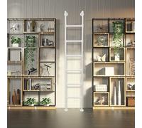 Escalera de Salida de Emergencia, Escalera de Incendios de Alta Resistencia para pozos de Ventanas y Paredes, soporta 150 kg para la Seguridad del hogar, bibliotecas y do