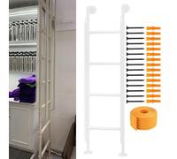 Escalera de Salida de Pozo Ático con Cubiertas de peldaños, pasamanos, herrajes, Ventana de sótano Escape Litera de reemplazo, Dormitorio RV Trailer Campers Home (Color:, Tamaño: 88 Pulgada