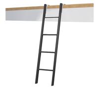 Escalera de salida para ventana de sótano, escalera de cama tipo loft para camas individuales, escalera de escalada negra, resistente ideal para dormitorio y escuela