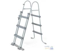 Escalera De Seguridad Bestway Para Piscina Cm 132 58332 Con Plataforma