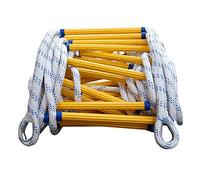 Escalera de Seguridad for emergencias en el hogar, Escalera Escape Incendios con mosquetón/Cuerda Gancho. Diámetro: 20 mm/5 m/16,4 pies(12M/39.3Ft)