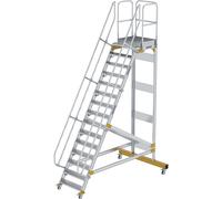 Escalera de seguridad móvil MUNK, ángulo de inclinación 60°