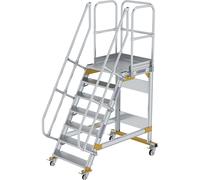 Escalera de seguridad móvil MUNK, ángulo de inclinación 60°