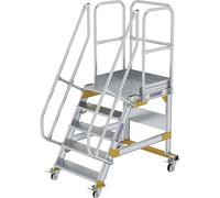 Escalera de seguridad móvil MUNK, ángulo de inclinación 60°