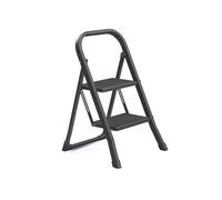 Escalera de Tijera con 4 Peldaños Plegable Carga hasta 150 kg Negro