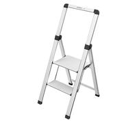 Escalera de tijera de doble acceso D60 (Número de peldaños: 4 ud., Altura de trabajo: 240 cm, Carga soportada: 150 kg, Aluminio)